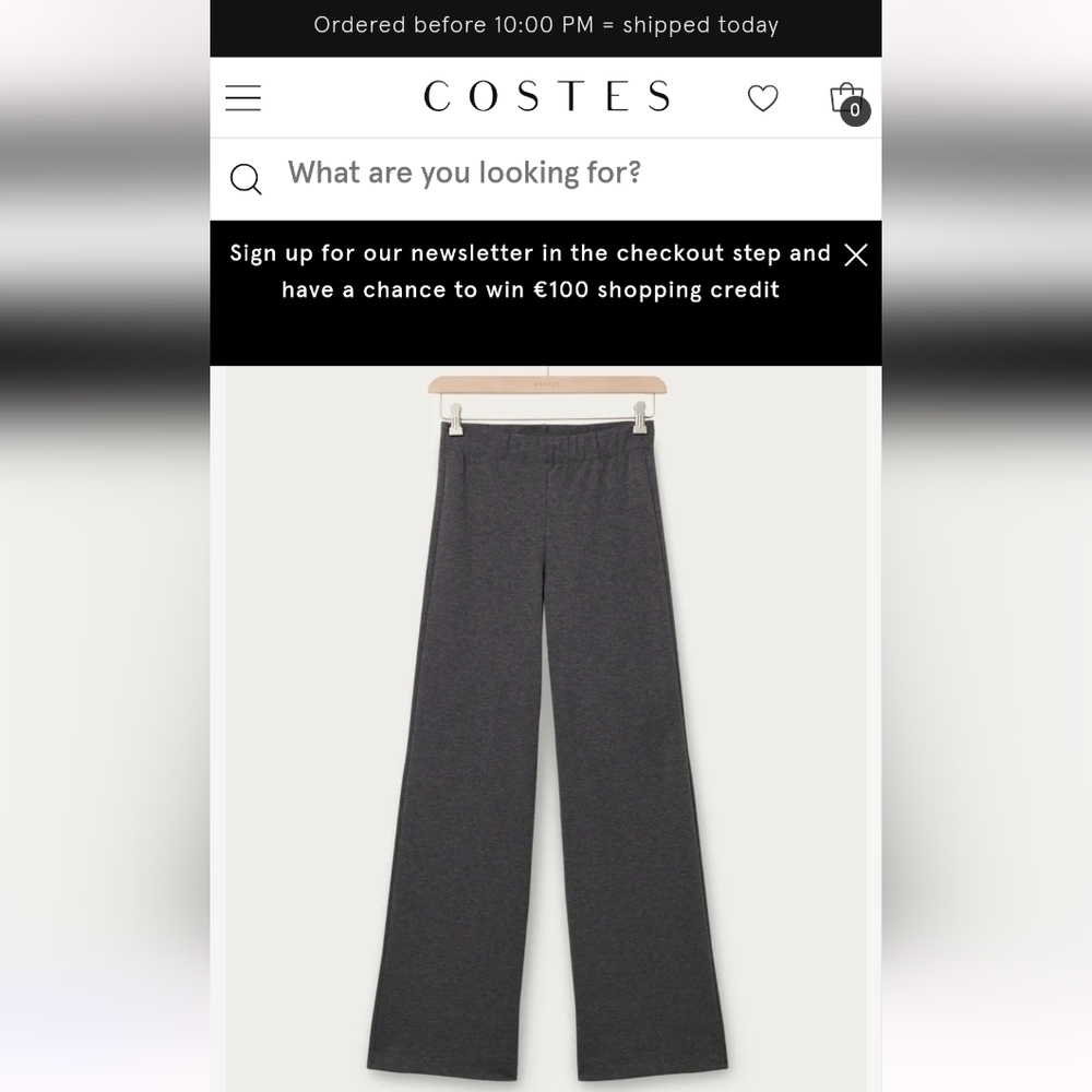 Black Velvet Wide leg Boho pants size XS, by COSTE rebel Europe. New